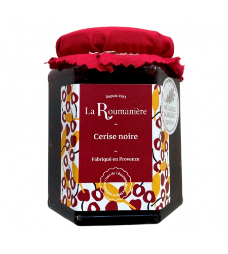 Confiture Cerises noires 325gr