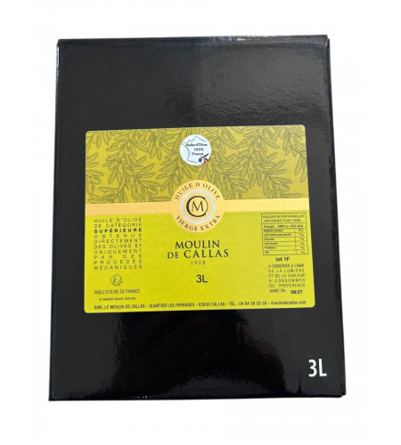 Bag-in-Box 3 litres huile...